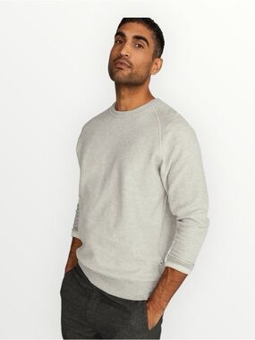 NN07 No Nationality Gray Mens Elliott Crewneck Sweatshirt Size S